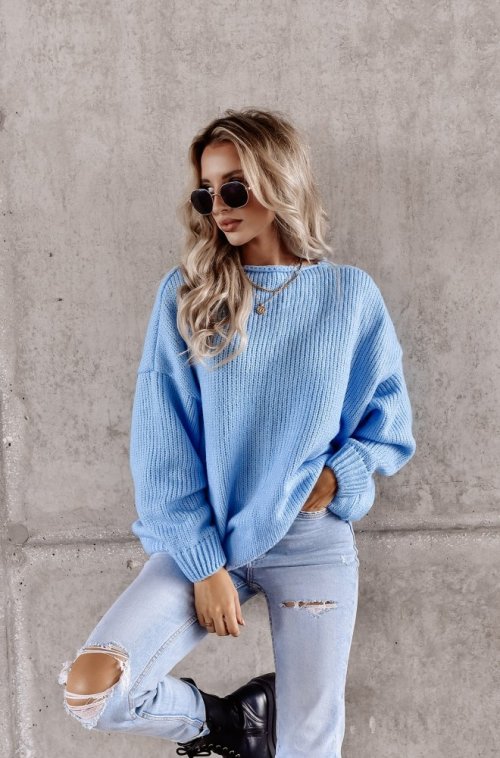 Sweter PRAHA niebieski