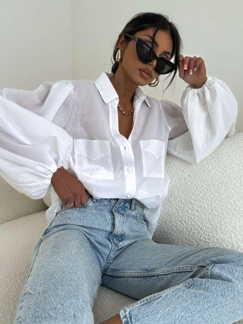 Koszula MEMPHIS biała