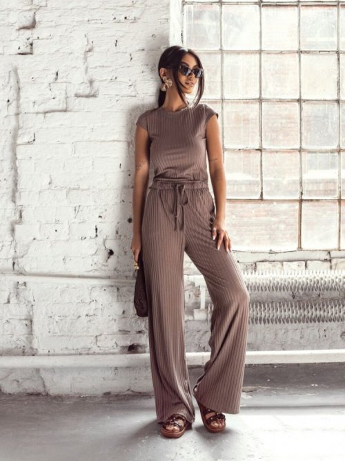 Komplet HANNA brązowy