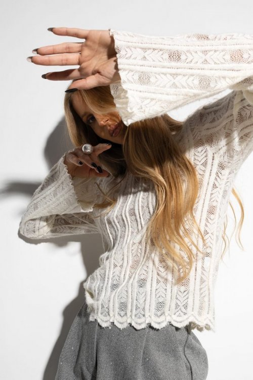 Sweter NAVIA śmietankowy