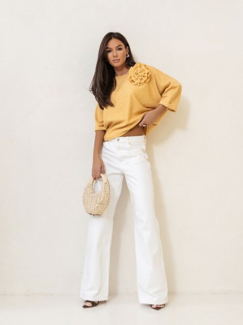 Sweter WENDY żółty