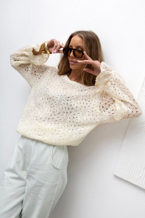 Sweter ROSE śmietankowy