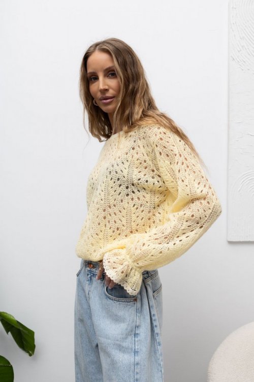 Sweter ROSE żółty