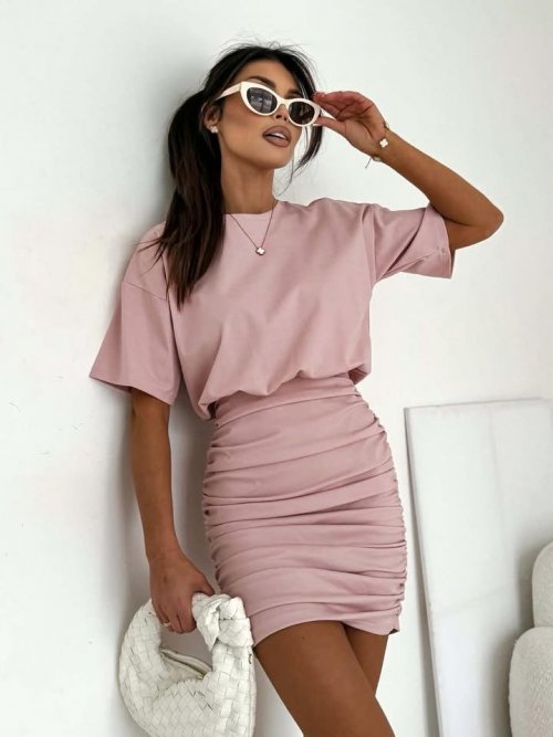 Sukienka ZUZA różowa