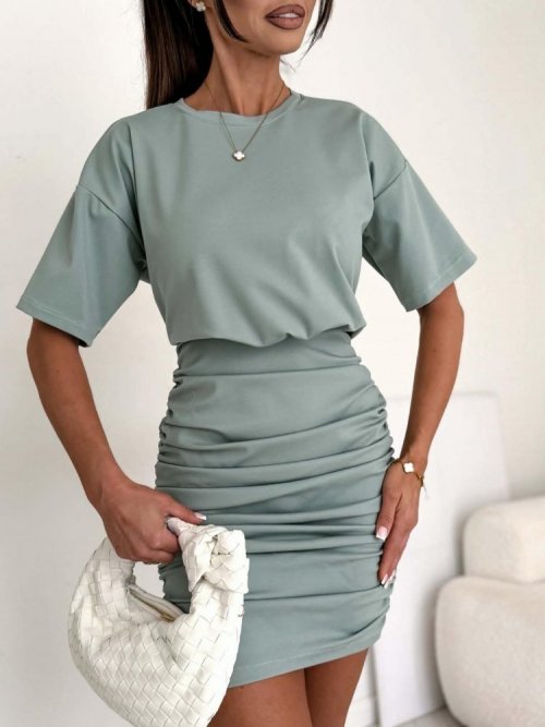 Sukienka ZUZA szałwia