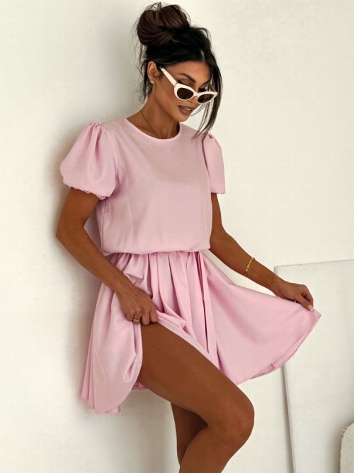 Sukienka SANTORINI cukierkowy róż