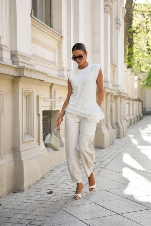 T-shirt BARCELONA biały