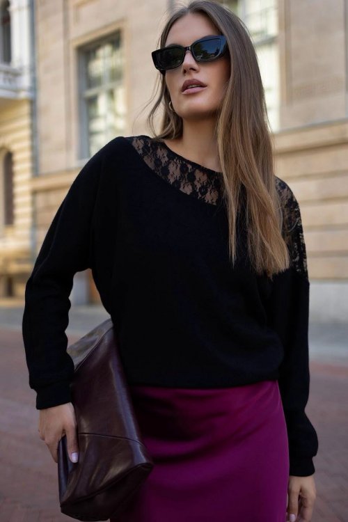Sweter ZAFIRA czarny