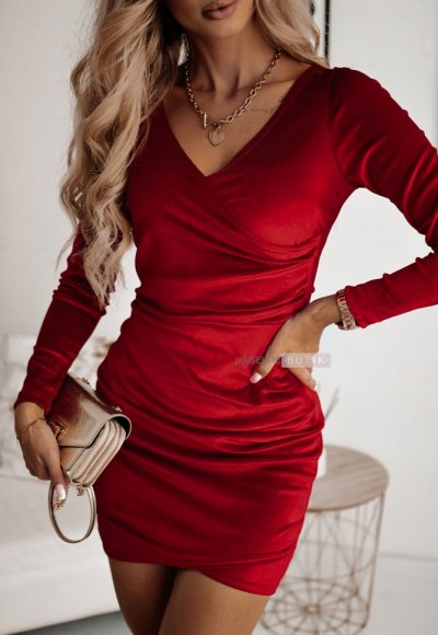 Sukienka SHINE czerwona 1