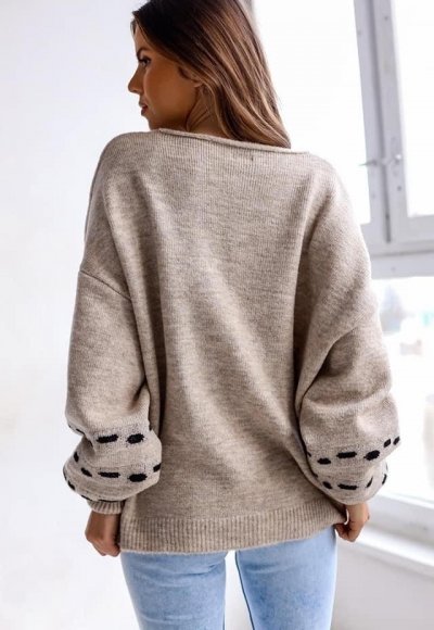 Sweter REVLON beżowy 3