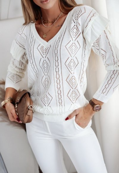 Sweter VERA biały