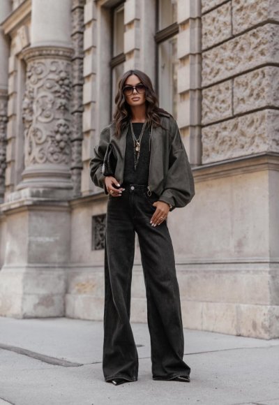 Kurtka z efektem zamszu STREET khaki
