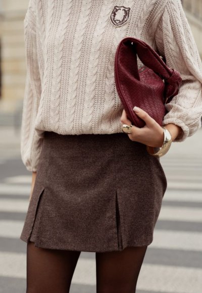 Spódnico-spodenki WERONA brązowe 1