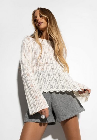 Sweter NAVIA śmietankowy 1