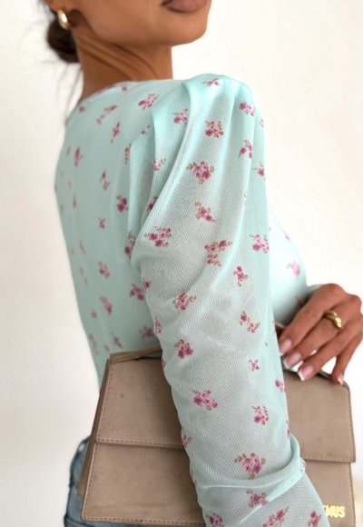 Bluzka z siateczki MIA w drobne kwiatuszki 4