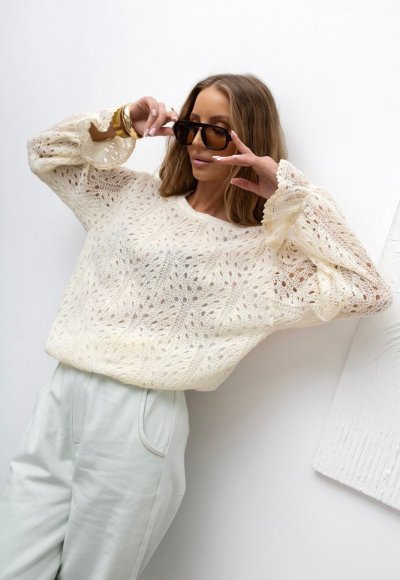 Sweter ROSE śmietankowy
