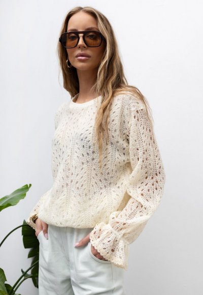 Sweter ROSE śmietankowy 1