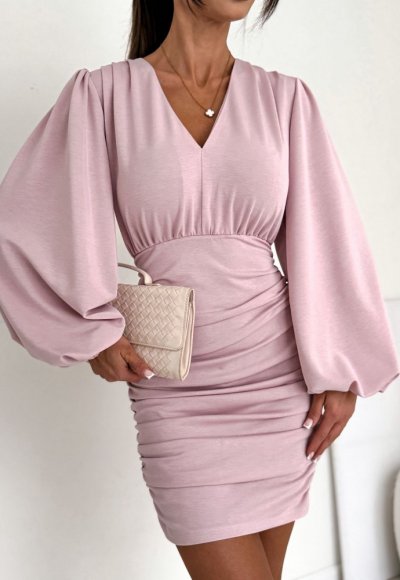 Sukienka MEGGI różowa 2