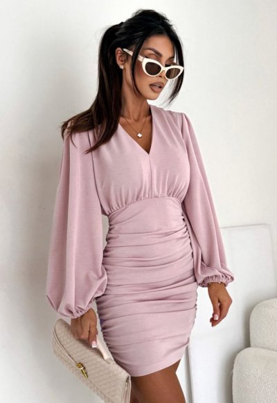 Sukienka MEGGI różowa 3