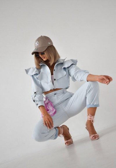 Katana jeansowa FRESIA jasny jeans 1