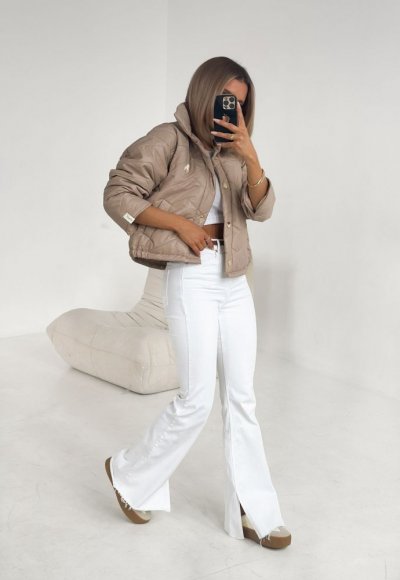 Kurtka AIRIS beżowa 3