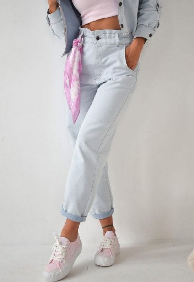 Spodnie jeansowe CHILLIN jasny jeans 5