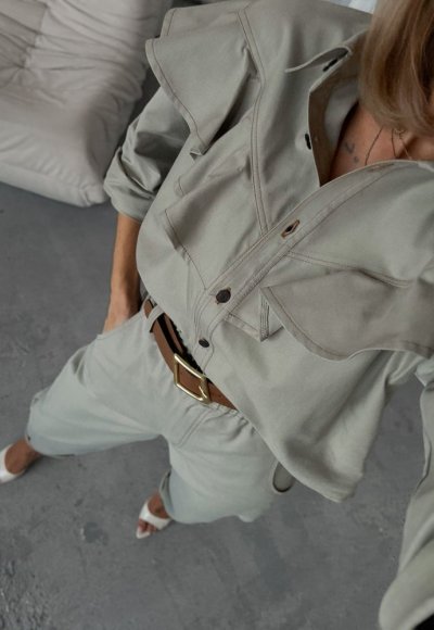 Katana jeansowa FRESIA khaki 1