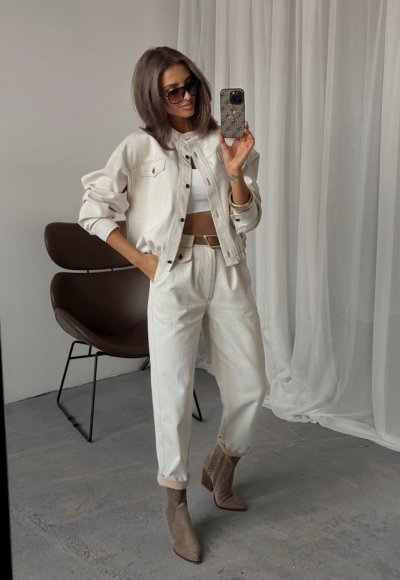 Kurtka RITA beżowy jeans 4