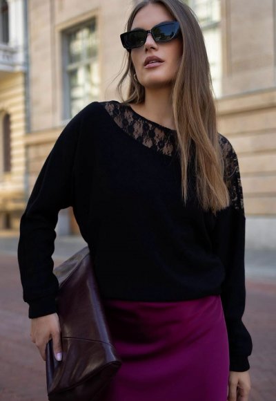 Sweter ZAFIRA czarny